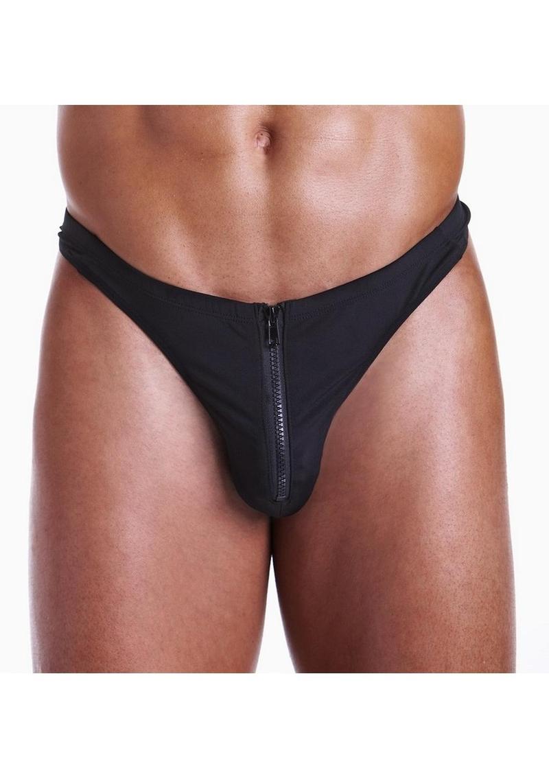 Fundies Upzip It Thong Hilarious Gag Gift with Stripper Mask