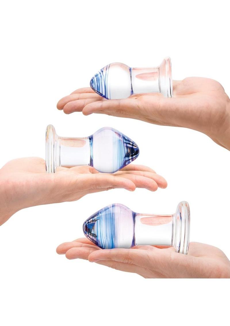 Gläs Pleasure Droplets Glass Anal Training Kit