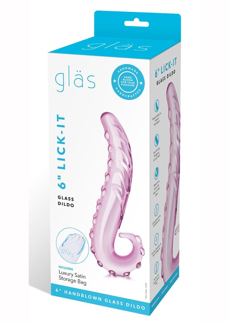 Gläs Lick-It Glass Dildo