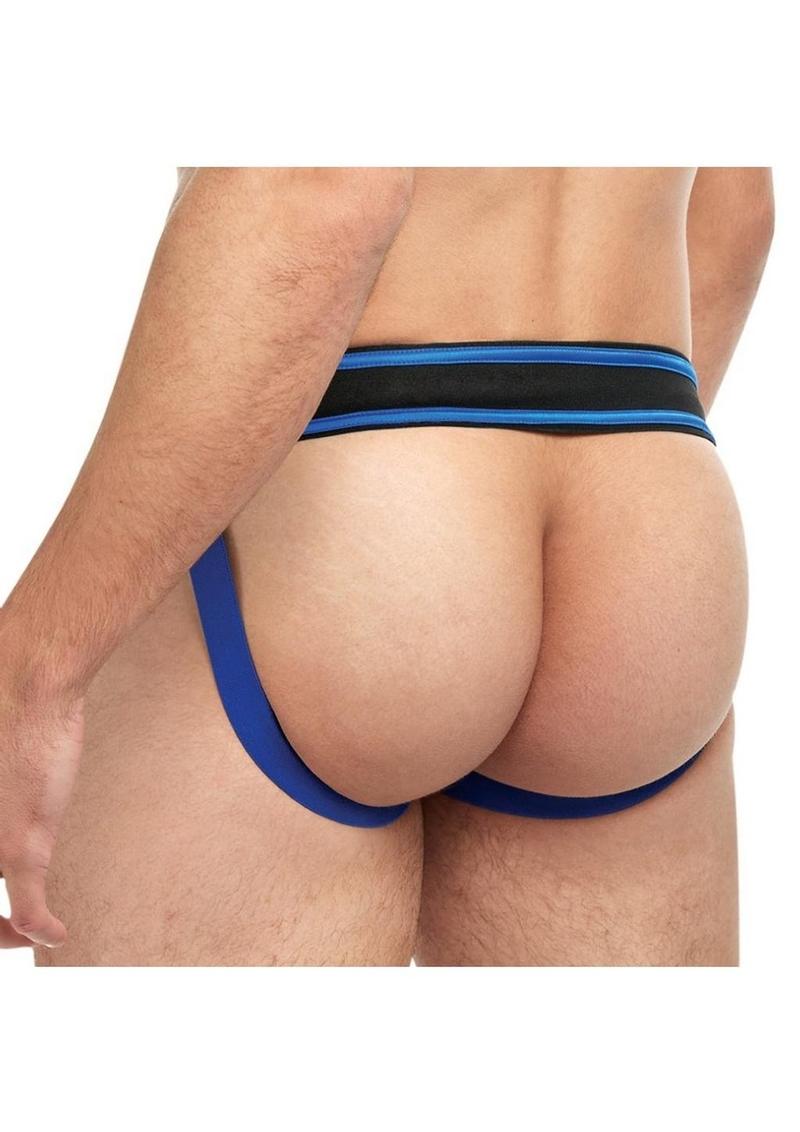 Goal Line Lace-Up Jockstrap (S/M) - Red