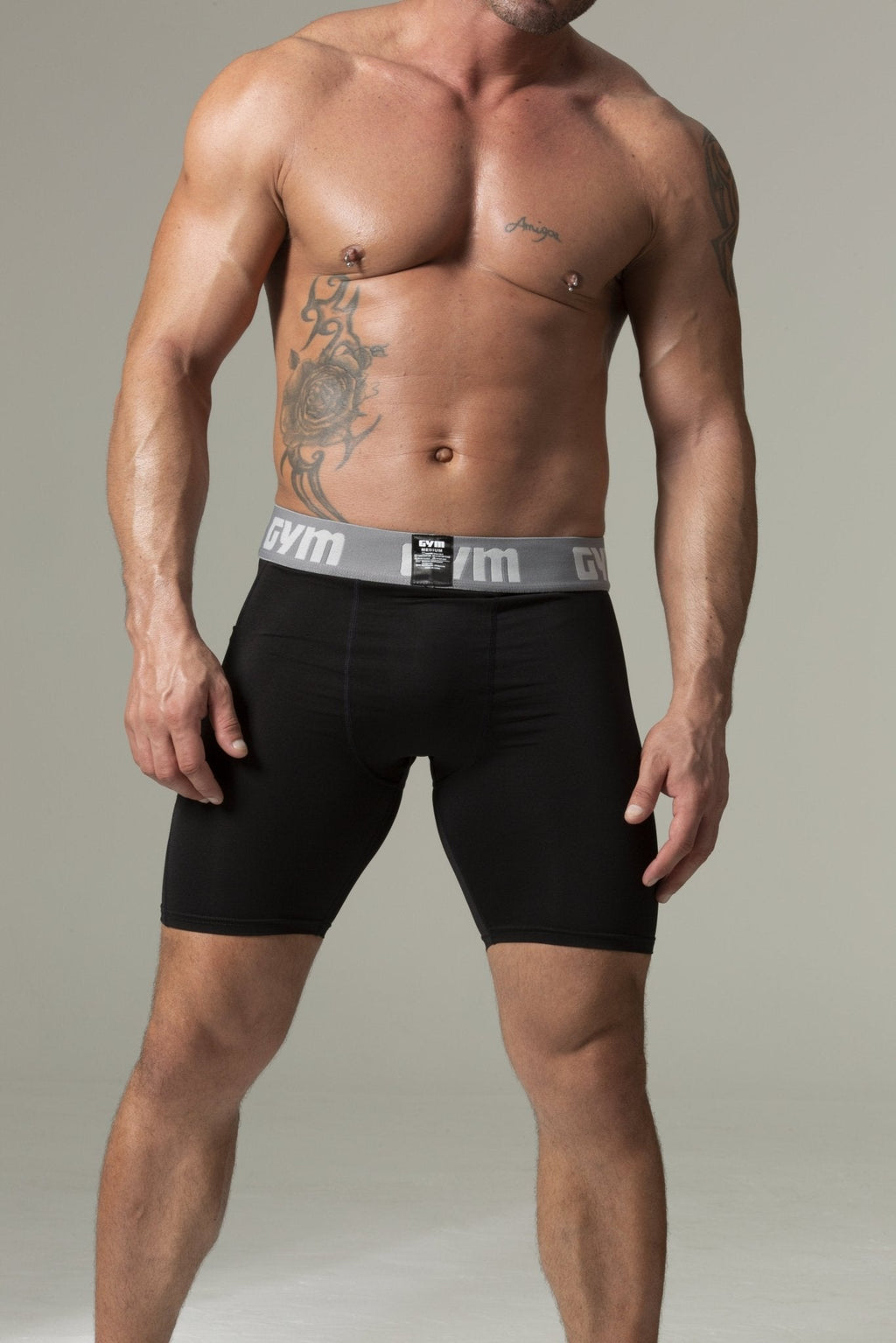 GYM Compression Short with Hard Cup Included