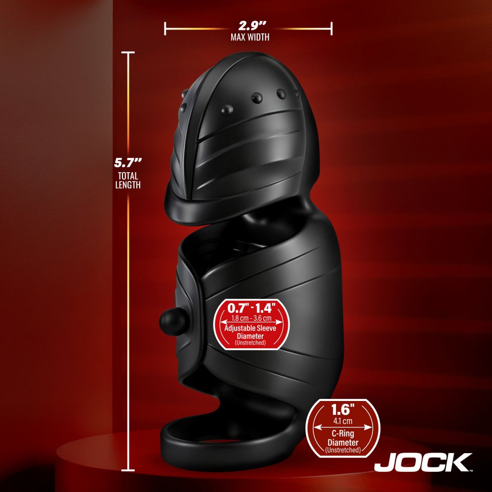 JOCK Advanced Helmet Humper Gyrating and Vibrating Masturbator