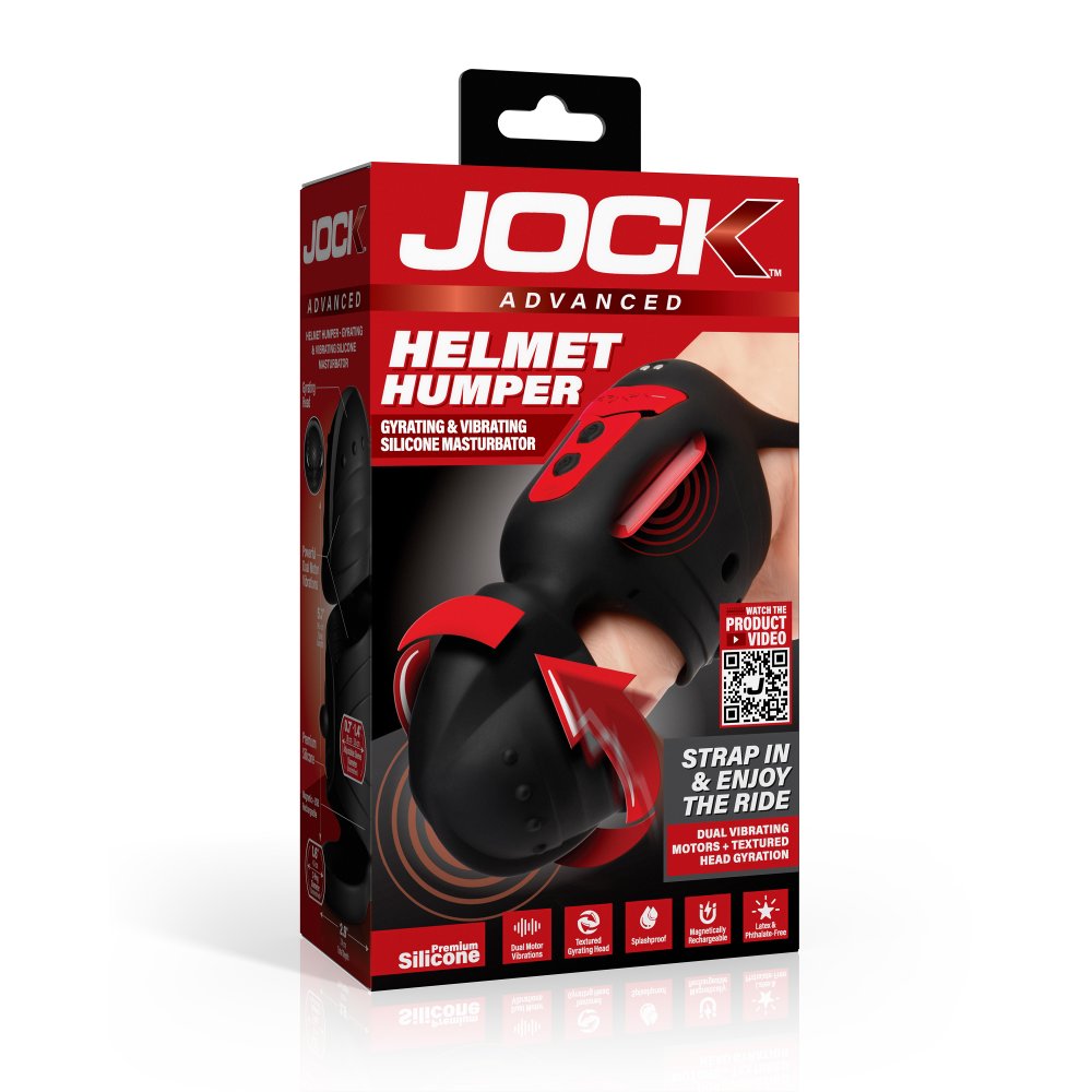 JOCK Advanced Helmet Humper Gyrating and Vibrating Masturbator