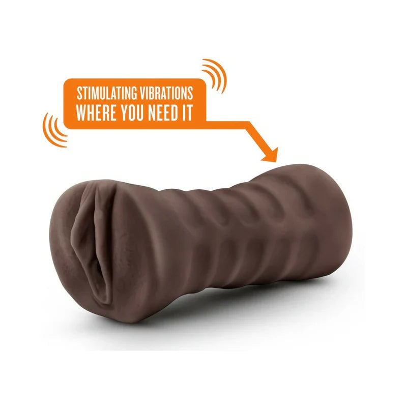Blush Hot Chocolate Brianna Realistic Stroker - Chocolate