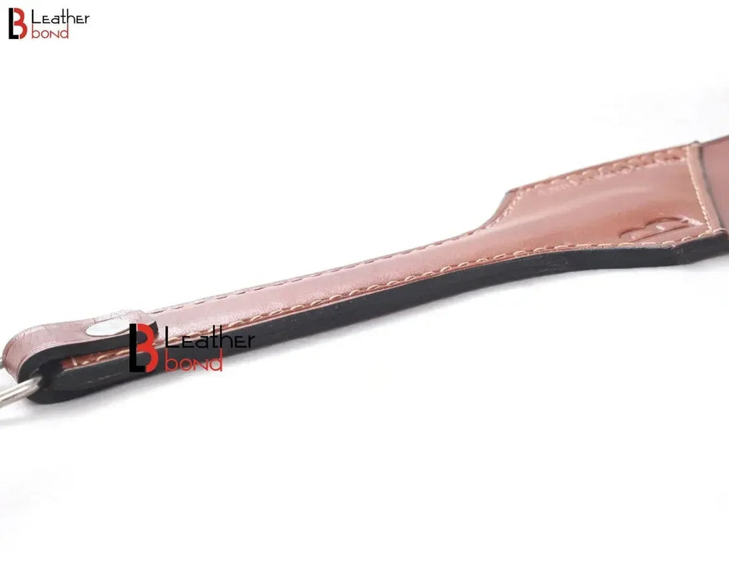Real Cow Hide Belting Leather Paddle Slapper Medium Weight and Flexible & Hand Made