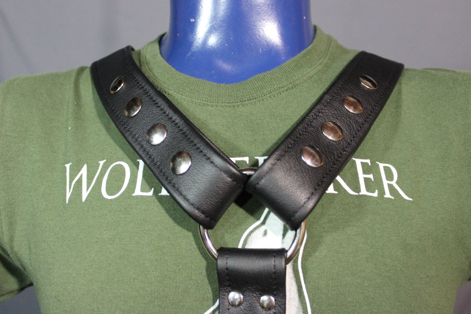 Classic Black Extended X Harness, Soft Leather Strapping