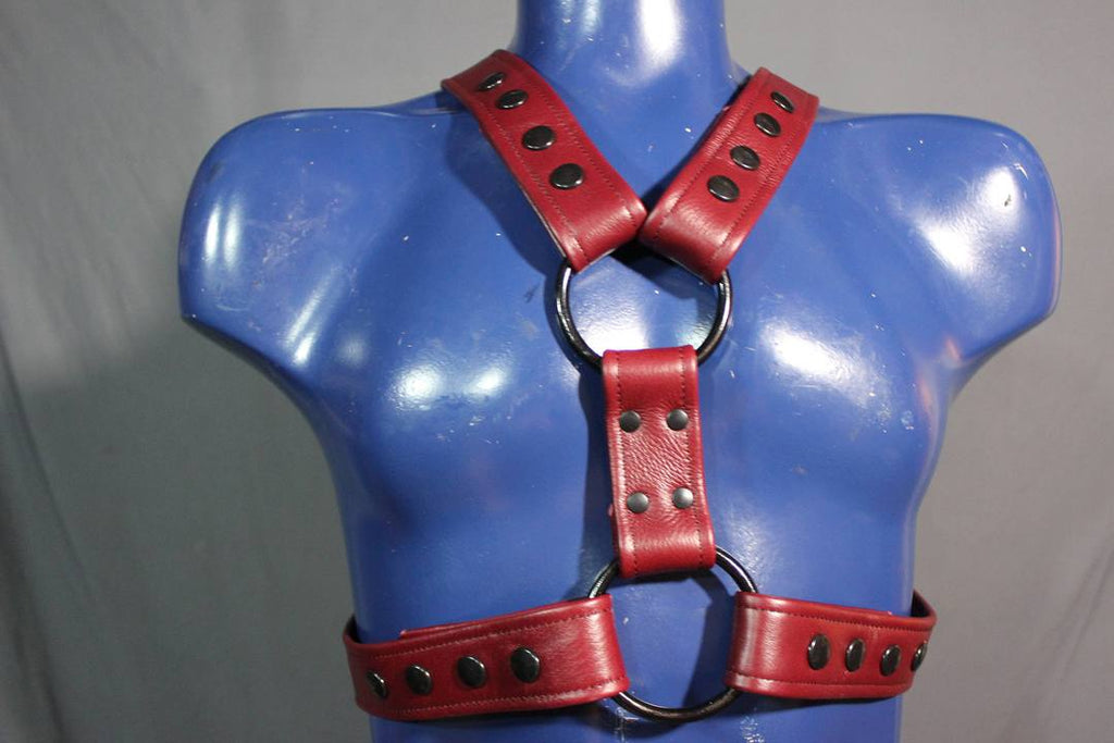 Classic Extended X Harness with Cockring Strap
