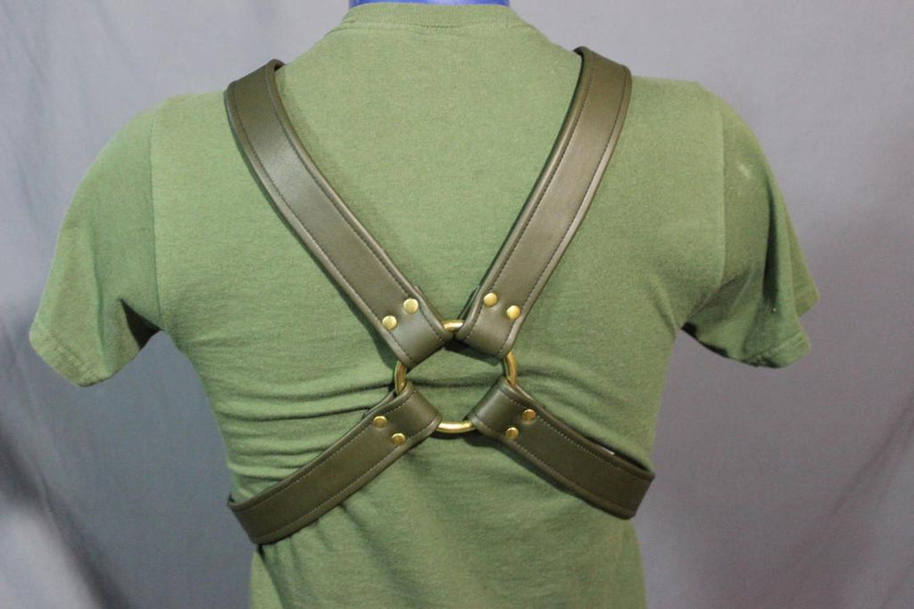 Classic Extended X Harness with Cockring Strap