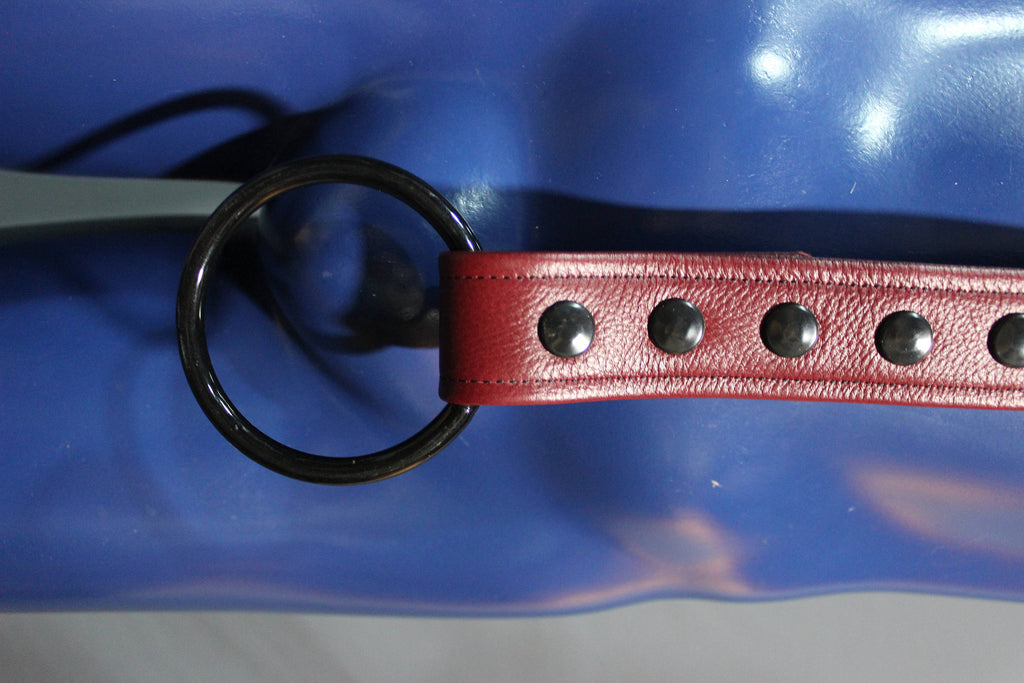 Classic Burgundy Extended X Harness, Soft Leather Strapping