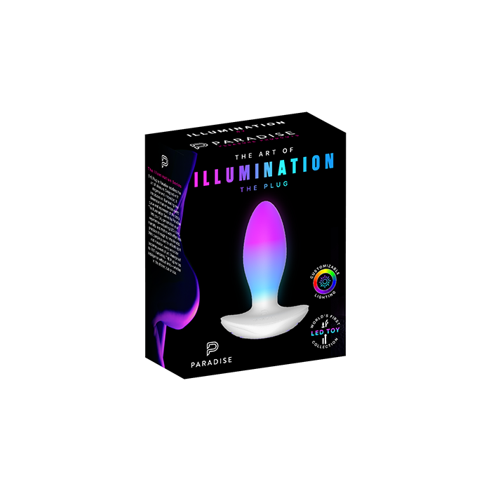 Illumination THE Plug by Paradise: App-Controlled RGB Anal Plug