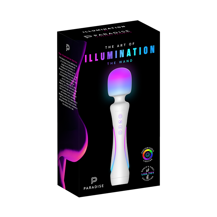 Illumination THE Wand: App-Controlled RGB LED Wand Vibrator