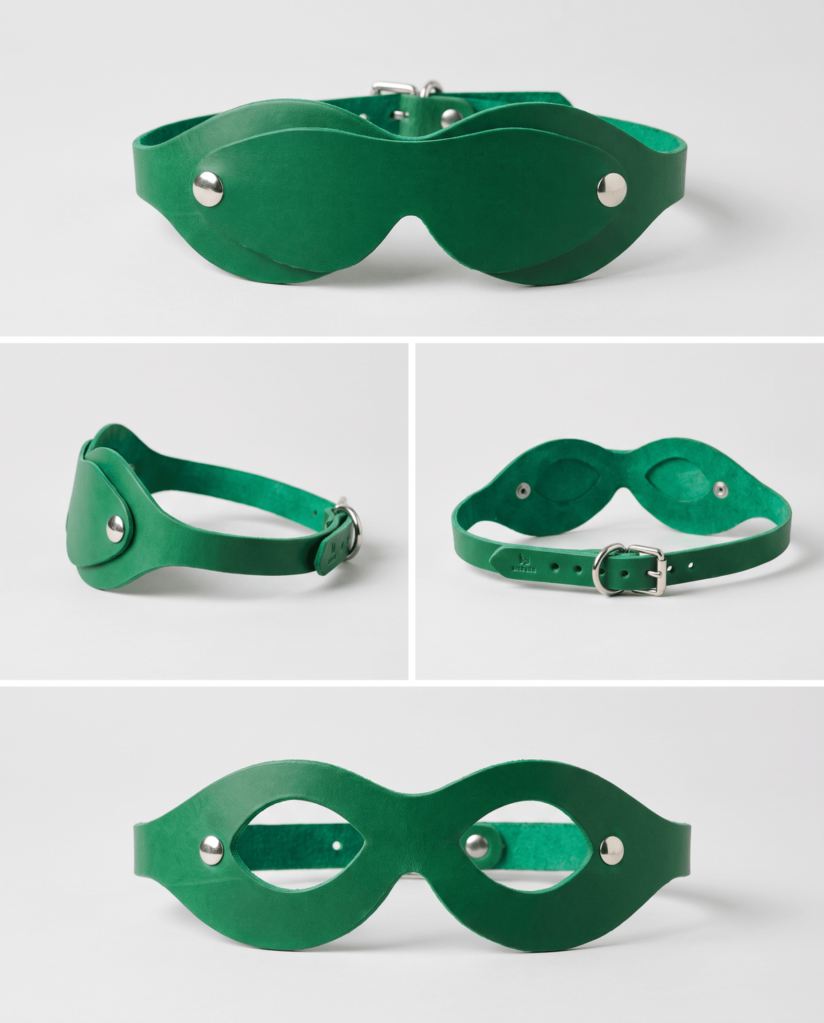 Italian Leather PEEKABOO Blindfold
