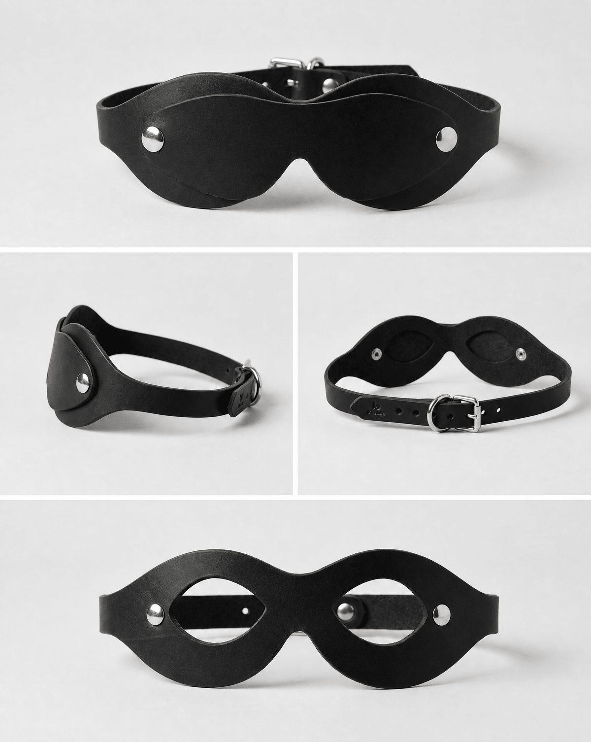 Italian Leather PEEKABOO Blindfold