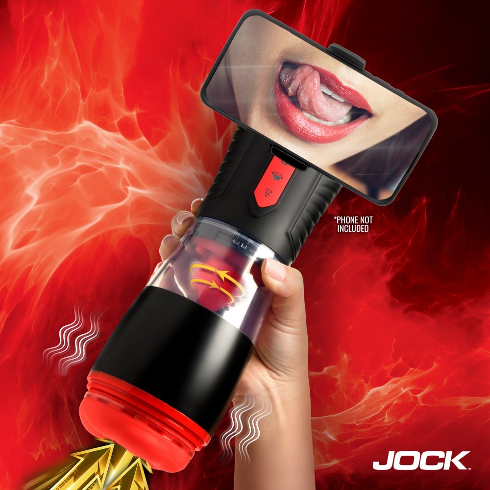 JOCK Advanced Blow Job Sucking, Licking, and Vibrating Masturbator