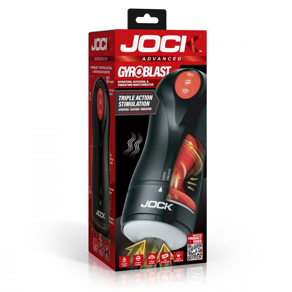 JOCK Advanced Gyroblast Rechargeable Masturbator
