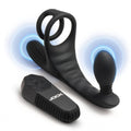 JOCK Enhancers Triple Rush Vibrating C-Ring and Anal Plug