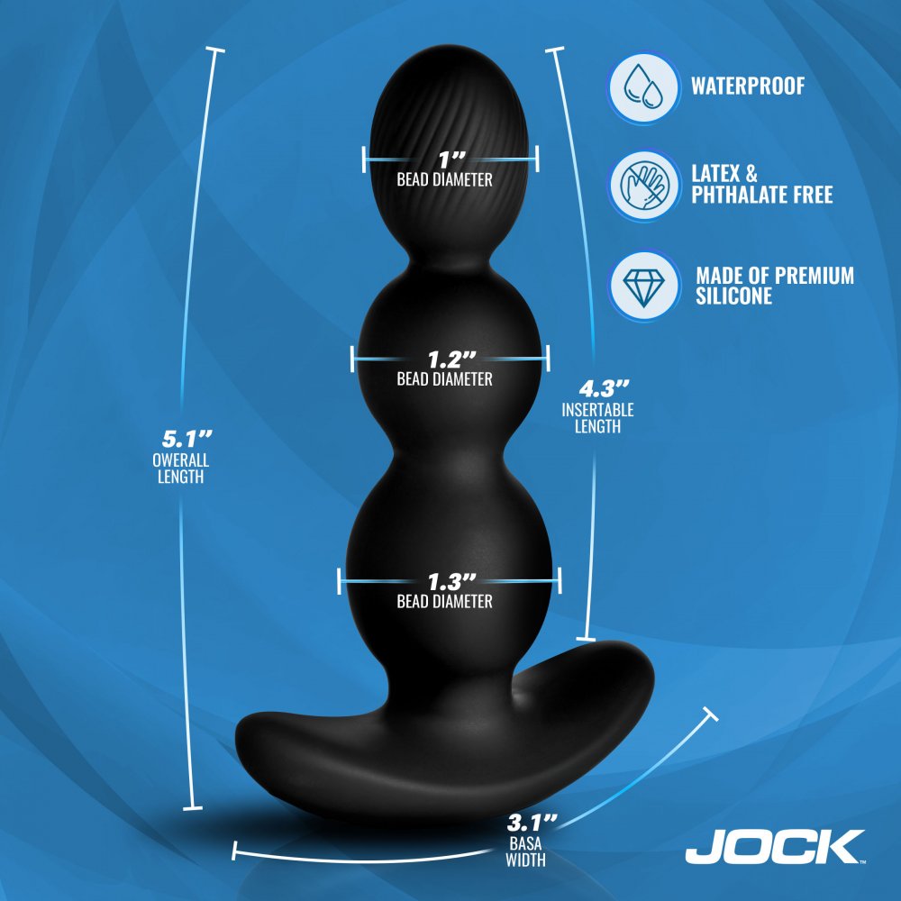 JOCK Enhancers Gyro-X Gyrating and Vibrating Butt Plug