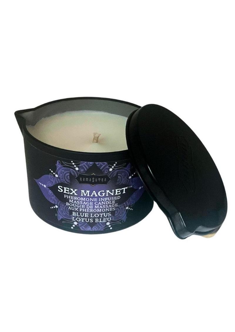 Kama Sutra Sex Magnet Blue Lotus Pheromone-Infused Massage Candle