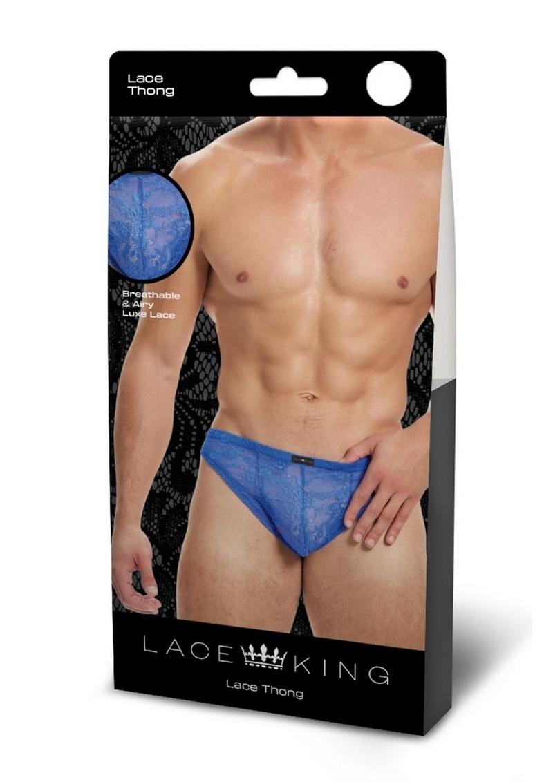 Lace King Men's Lace Thong Breathable Luxury Lingerie for Men