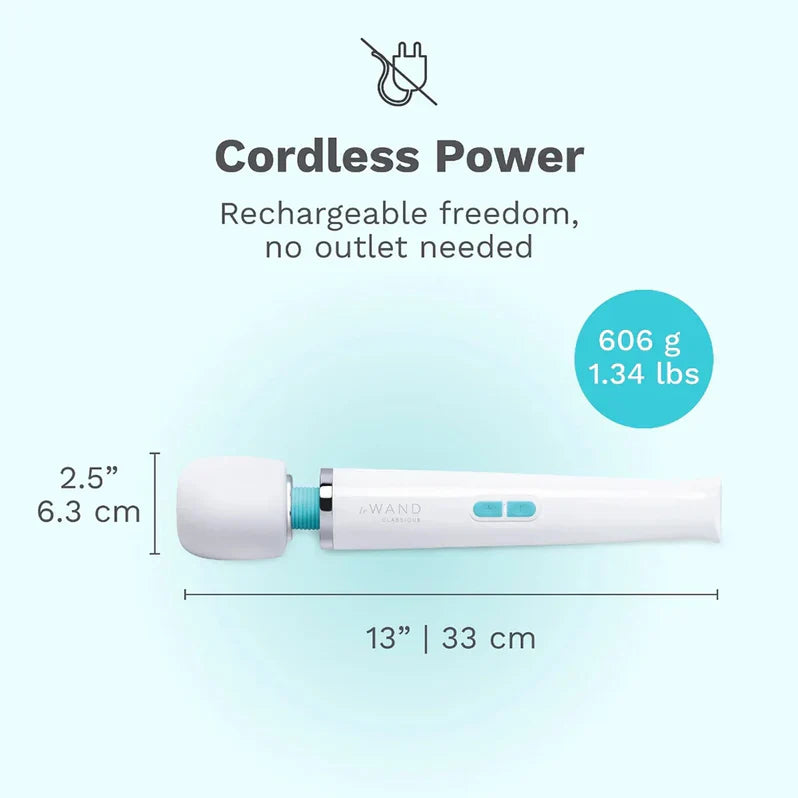 Le Wand Classique Rechargeable Wand Vibrator
