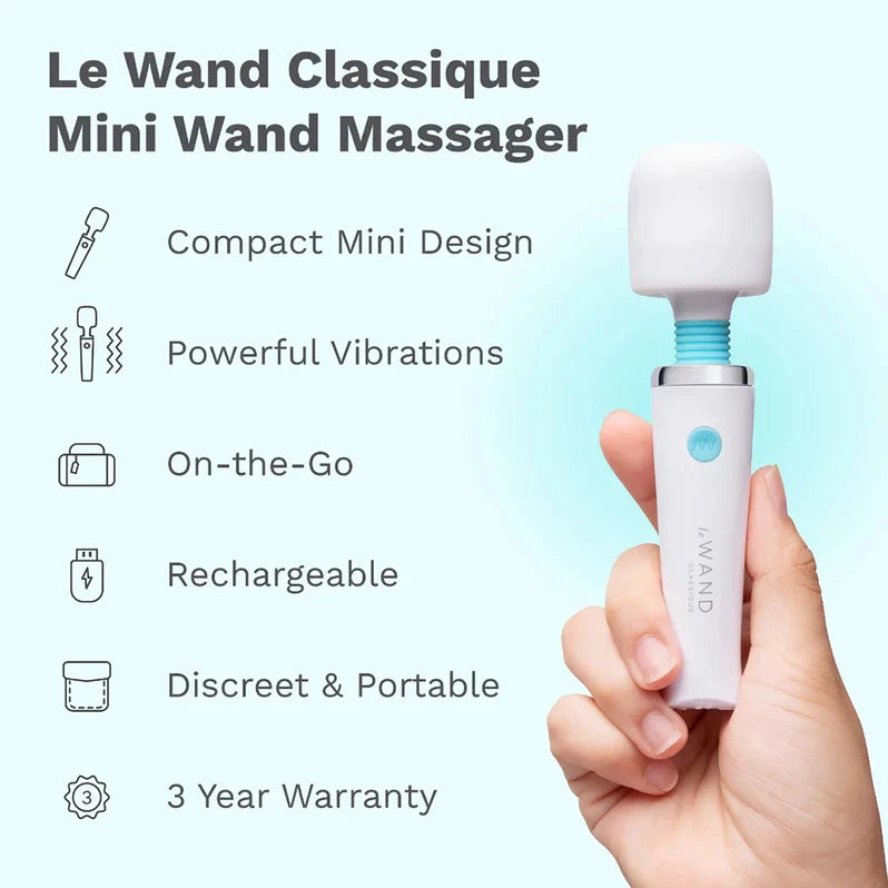 Le Wand Classique Mini Vibrating Massager