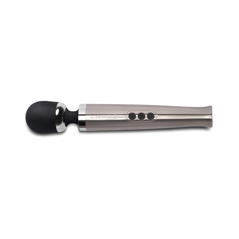 Le Wand Die Cast Rechargeable Vibrating Massager - Silver