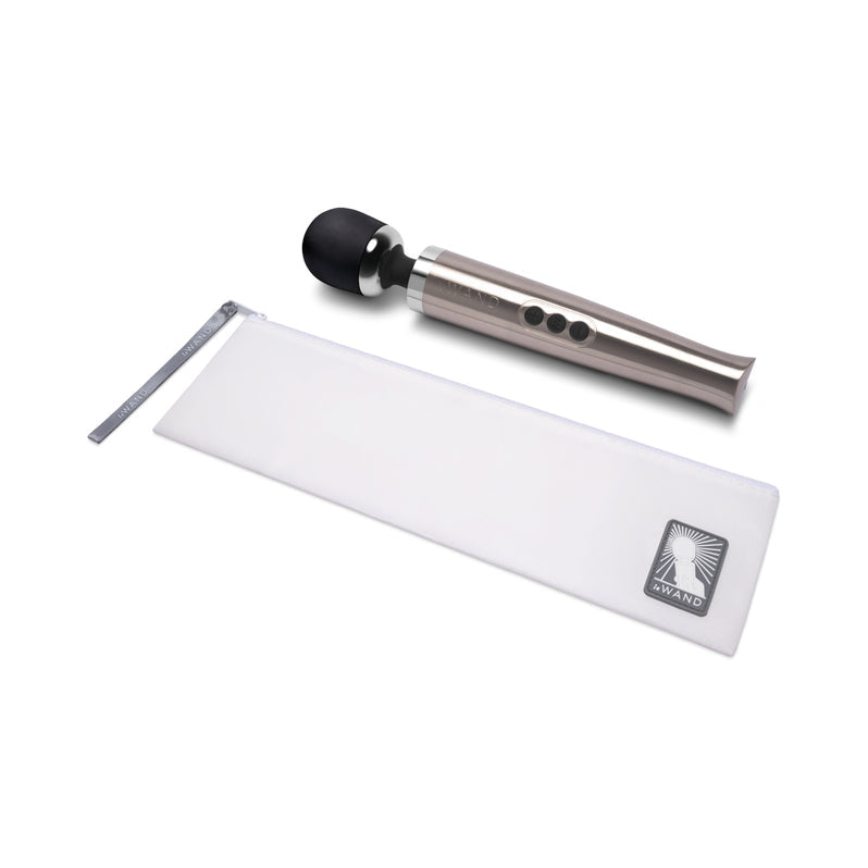 Le Wand Die Cast Rechargeable Vibrating Massager - Silver