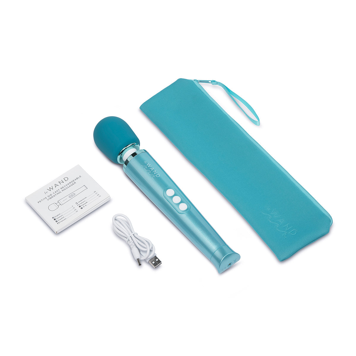 Le Wand Dive Submersible Vibrating Wand Massager Blue