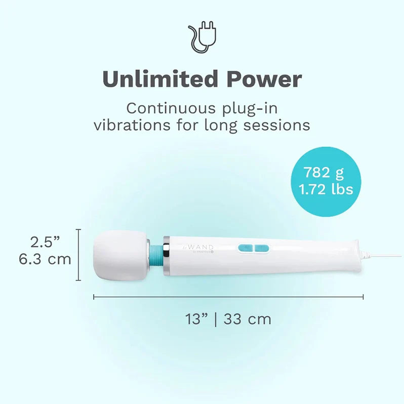 Le Wand Classique Plug-In Wand Vibrator