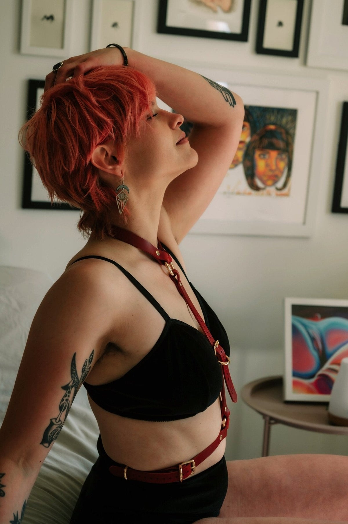 VICKY Italian Leather Harness