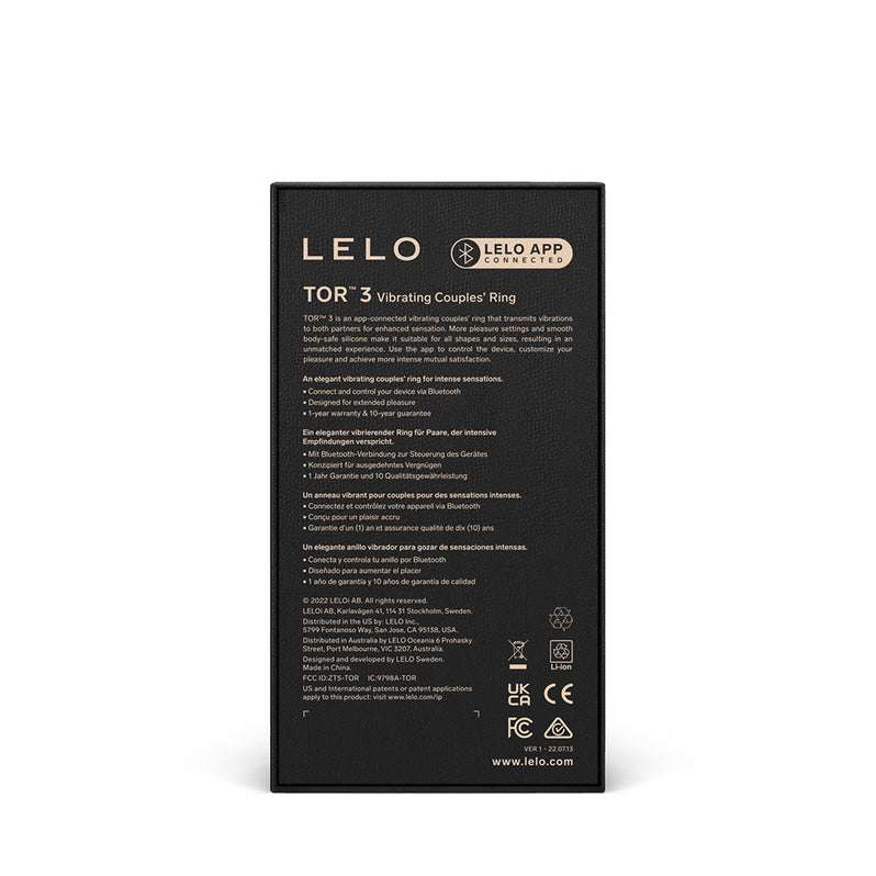 LELO Tor 3 Vibrating Couples Ring