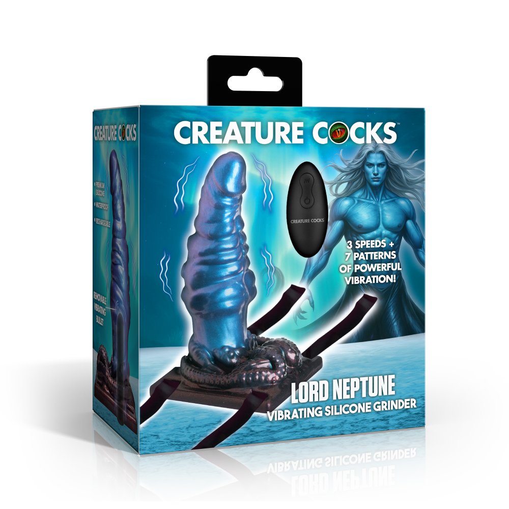 Creature Cocks Lord Neptune Vibrating Silicone Grinder