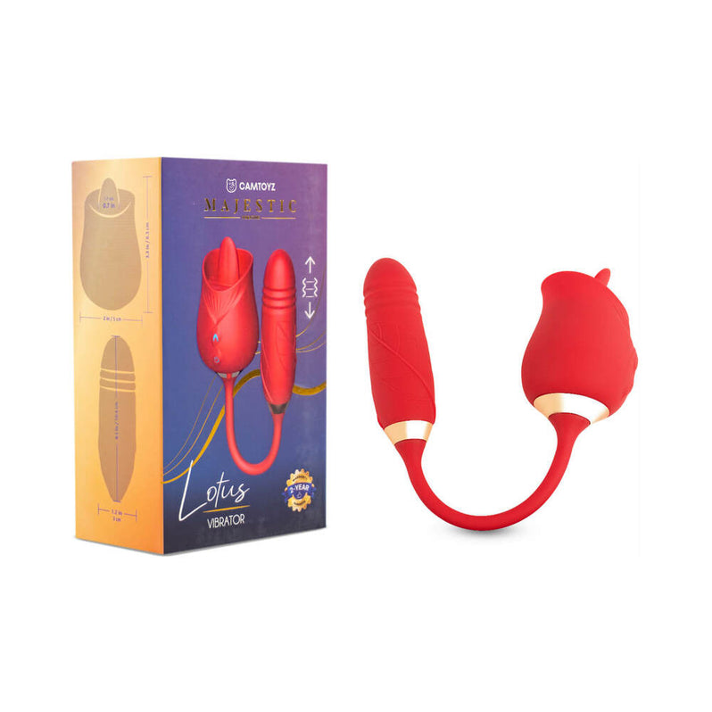 Camtoyz Majestic Lotus Rose & Bullet Vibrator