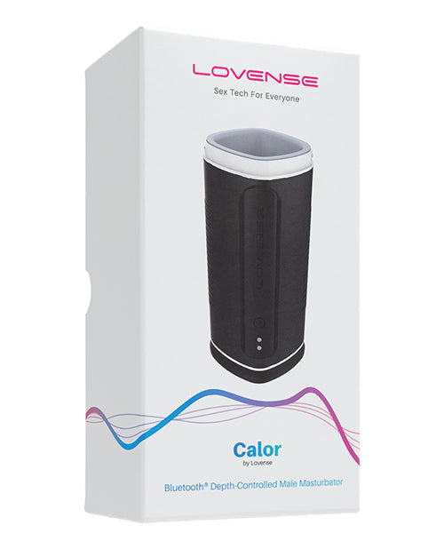 Lovense Calor Bluetooth Heating Masturbator - Black