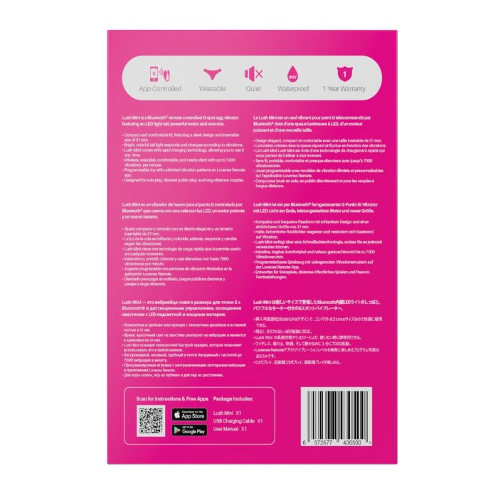 Lovense Lush Mini  Remote-Controlled G-Spot Vibrator