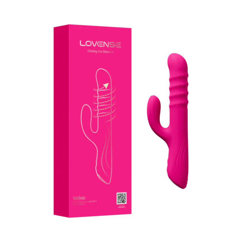 Lovense Velvo Rotating Beaded G-Spot & Clit Rabbit Vibrator