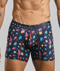 Malebasics Boxer Brief Hipster Black Splash