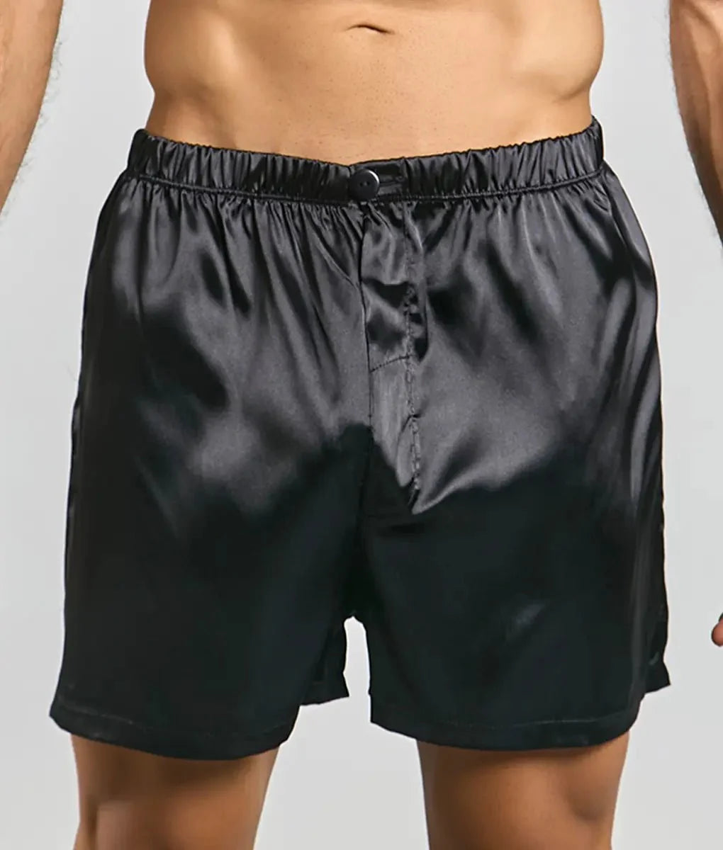 Malebasics Men's Satin Lounge Shorts