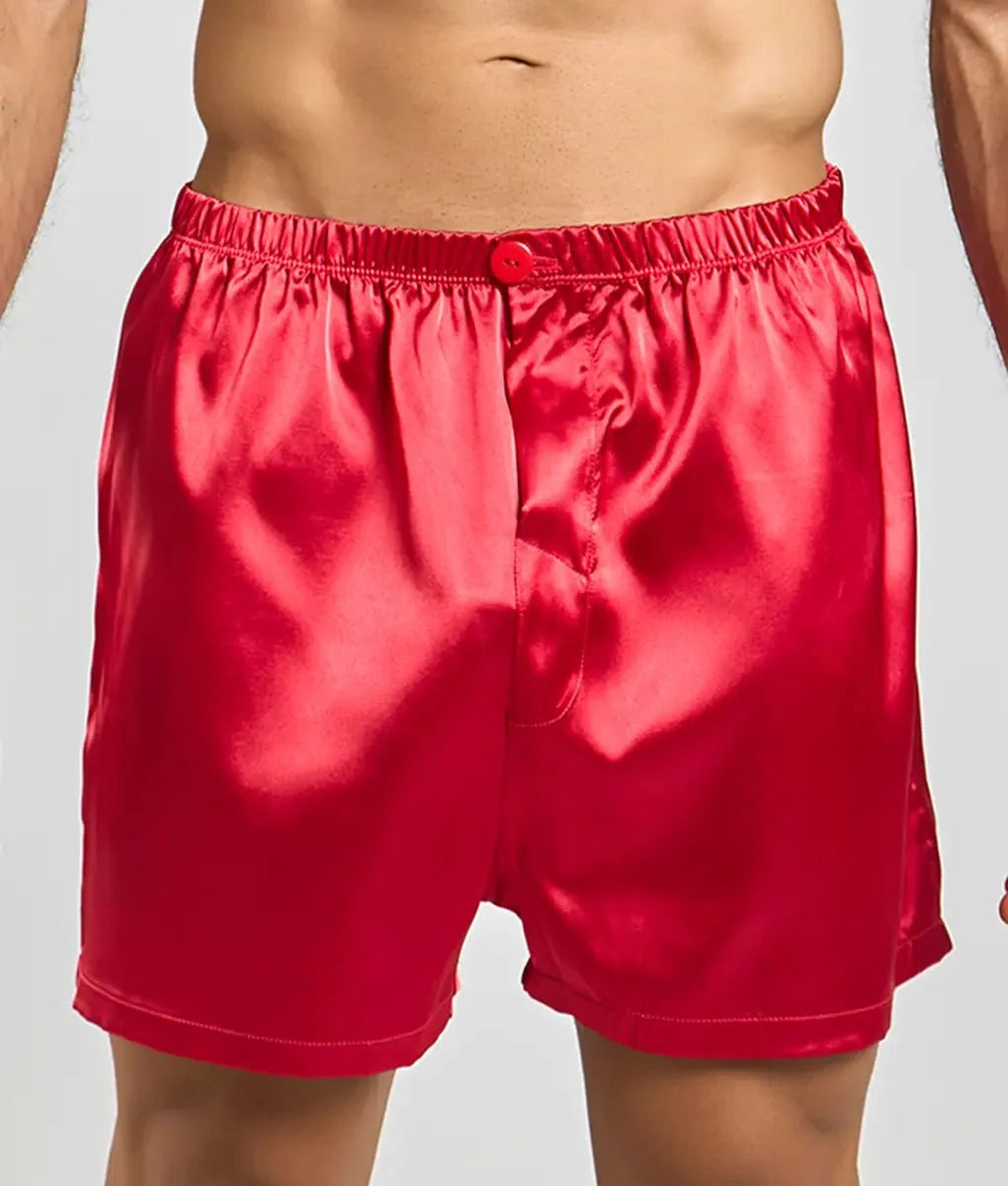 Malebasics Men's Satin Lounge Shorts