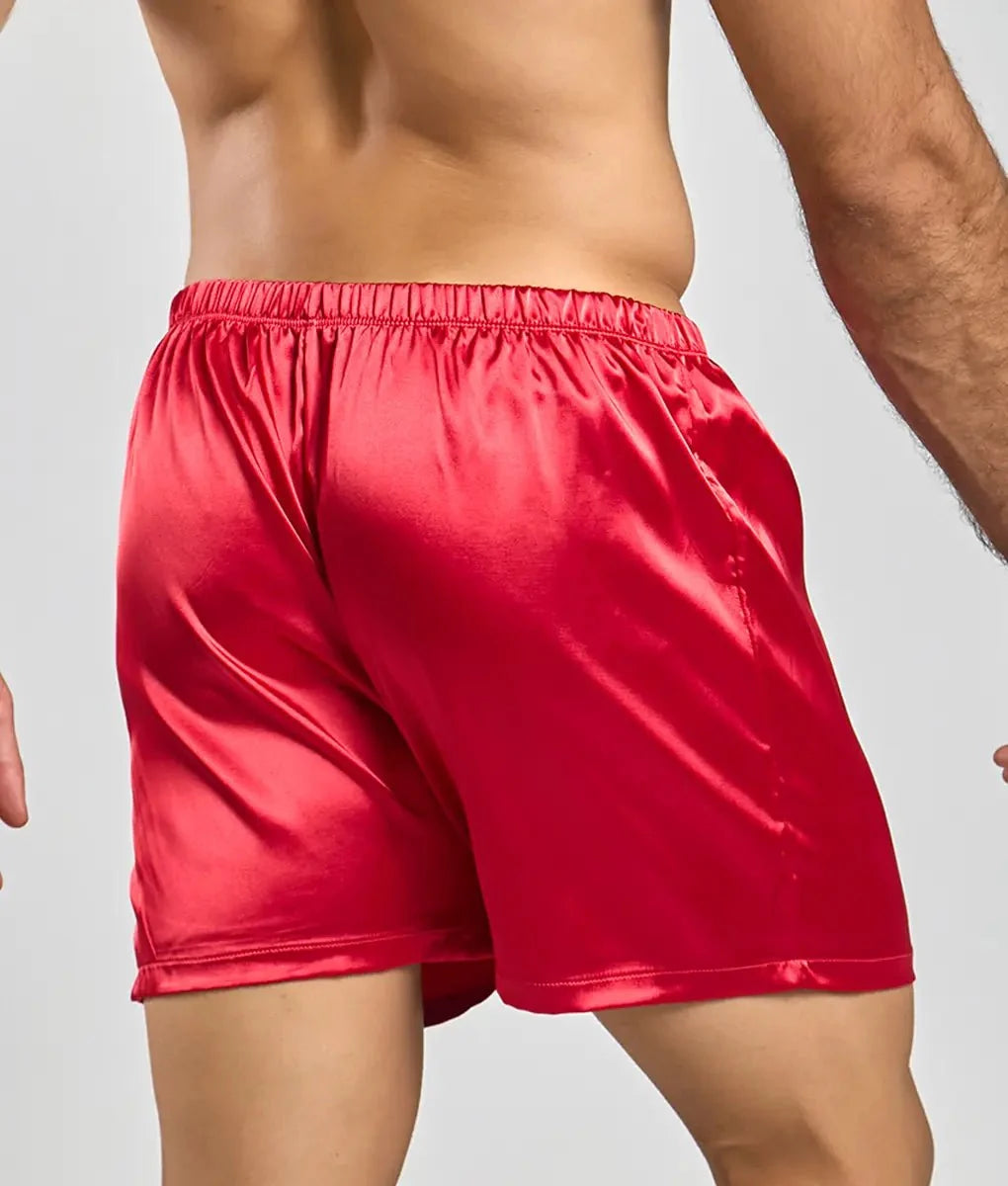 Malebasics Men's Satin Lounge Shorts