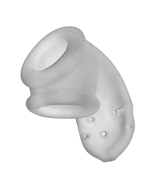 Oxballs Airlock Air-Lite Vented Chastity Cage Clear Ice