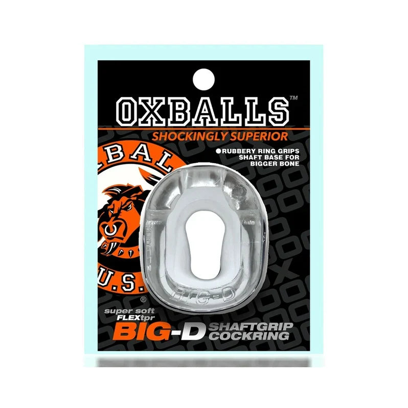 Oxballs BIG D Shaft Grip Cockring Clear