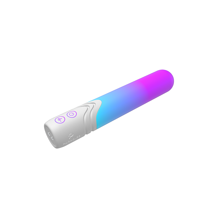 Illumination THE Bullet by Paradise: App-Controlled RGB Waterproof Vibrator