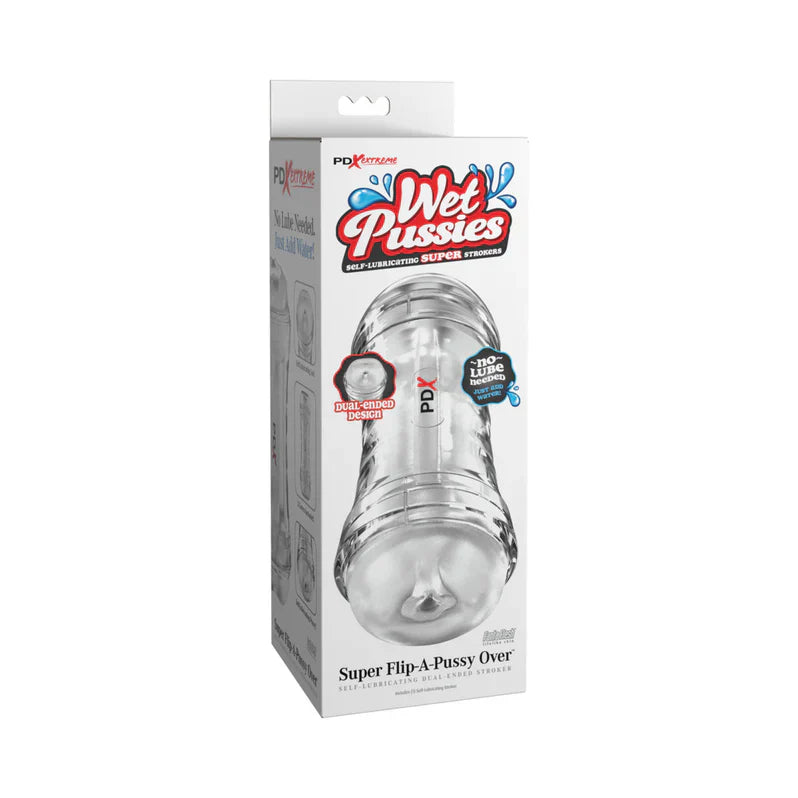 PDX Extreme Wet Pussies Super Flip-A-Pussy Over Self-Lubricating Stroker