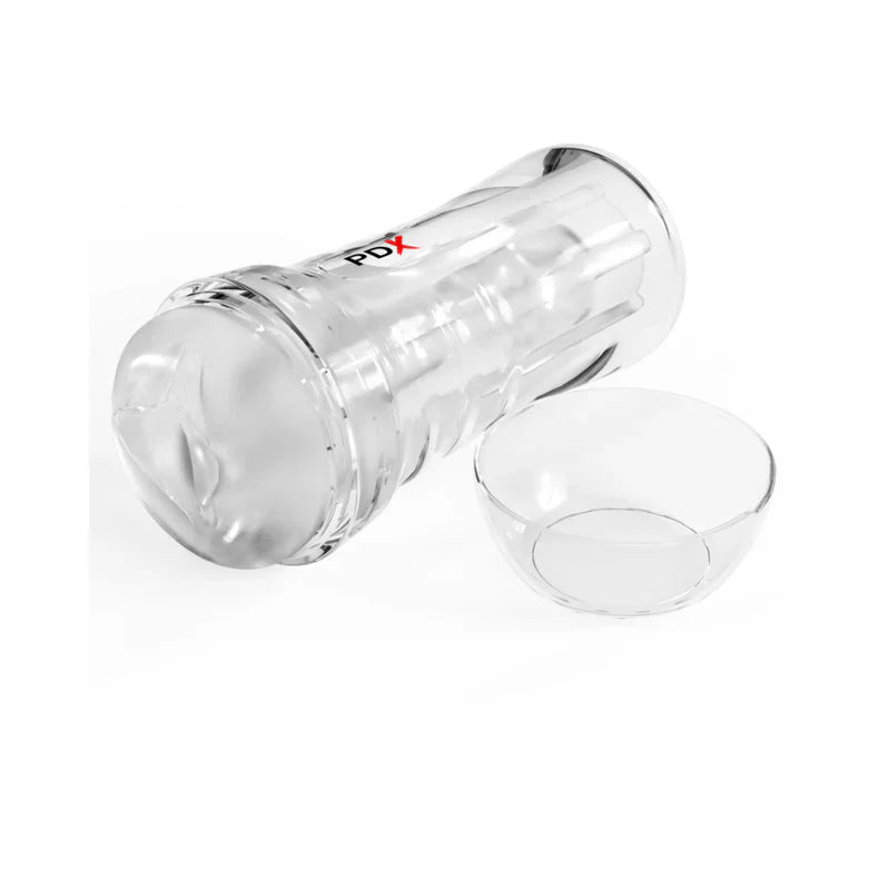 PDX Extreme Wet Pussies Super Luscious Lips Self-Lubricating Stroker