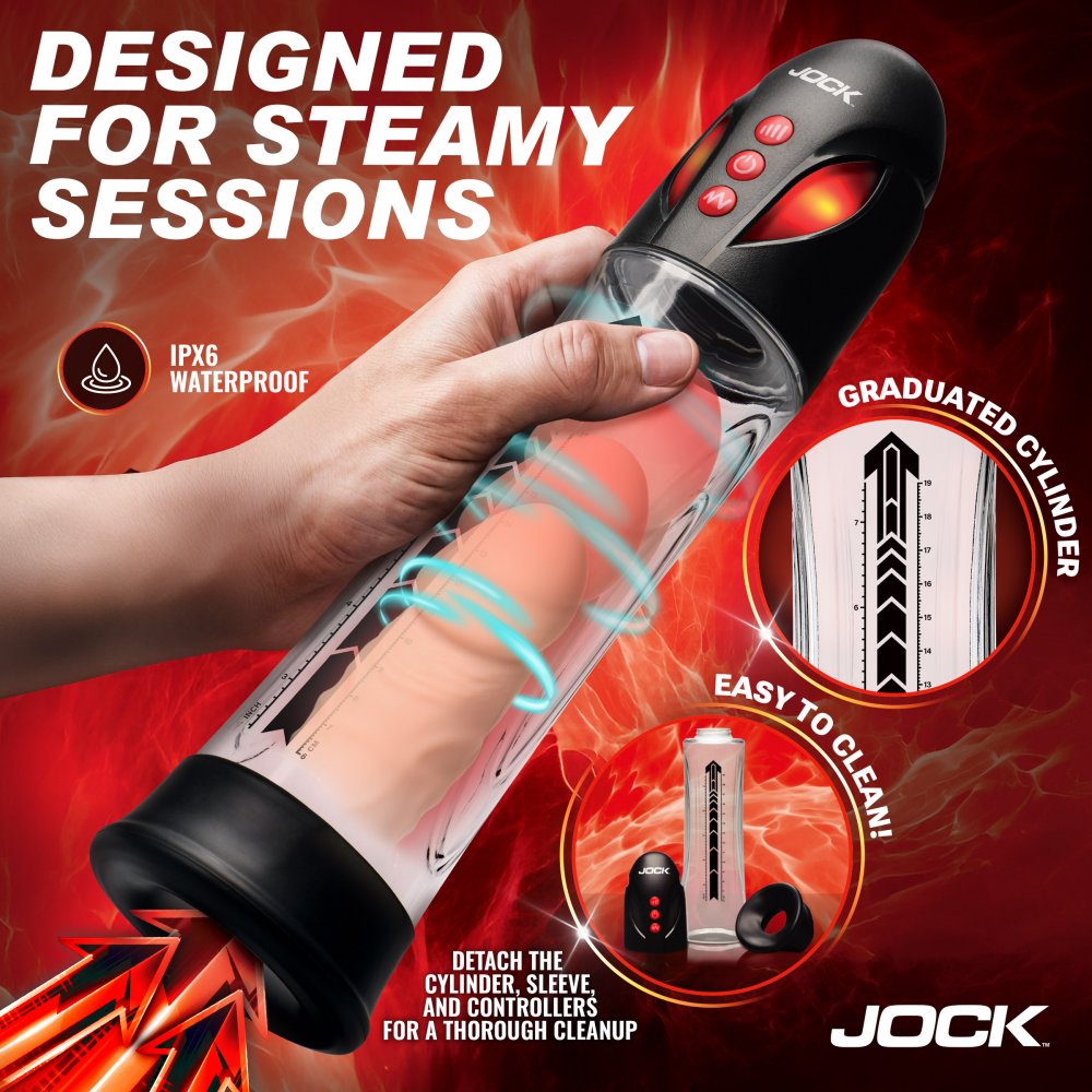 JOCK Advanced Power Up Automatic Waterproof Penis Pump