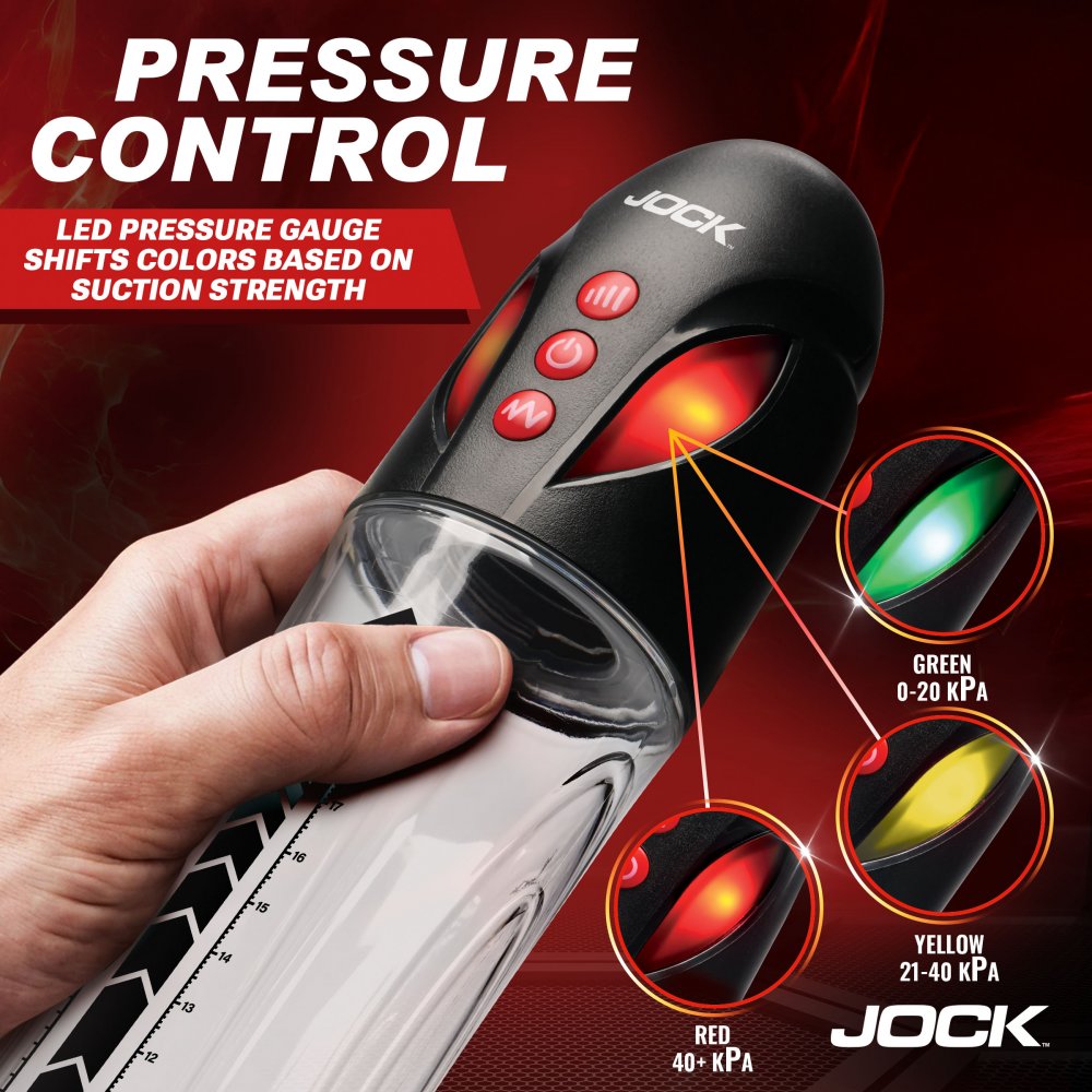 JOCK Advanced Power Up Automatic Waterproof Penis Pump