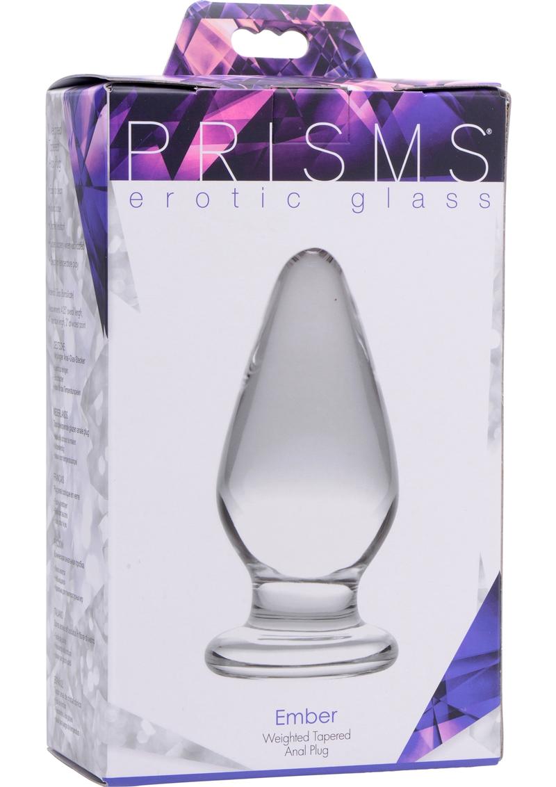 Prisms Ember Weighted Glass Anal Plug