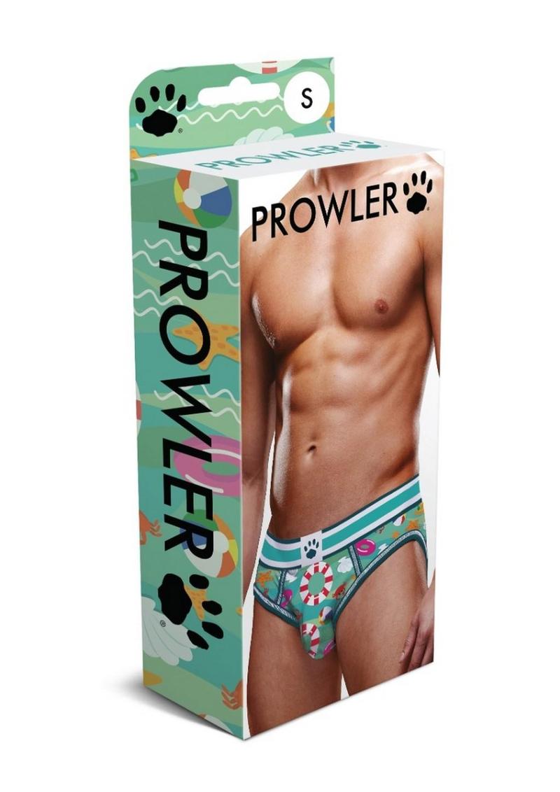 Prowler Beach Men’s Brief Underwear Aqua Swim-Inspired Style