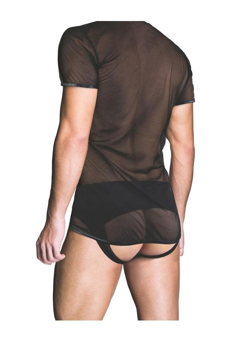 Prowler Red Mesh Shirt Classic Black Sexy And Revealing